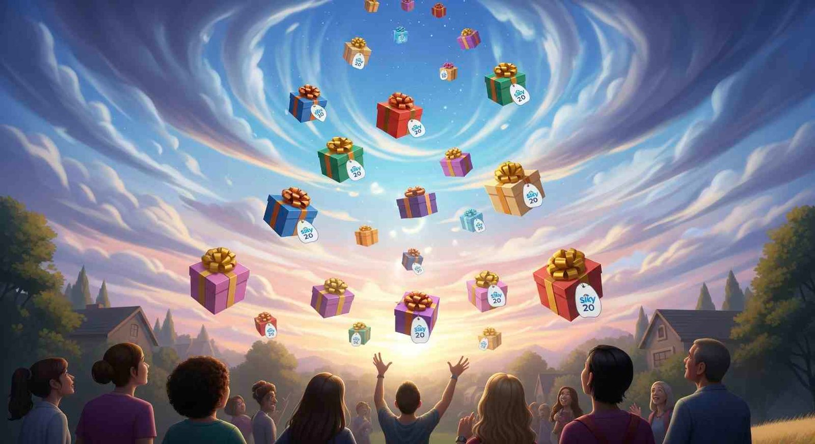 sky sends 20 gifts to customers affected by tv outage