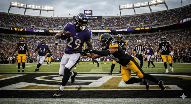 baltimore ravens vs steelers match player stats