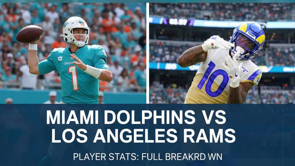 miami dolphins vs los angeles rams match player stats