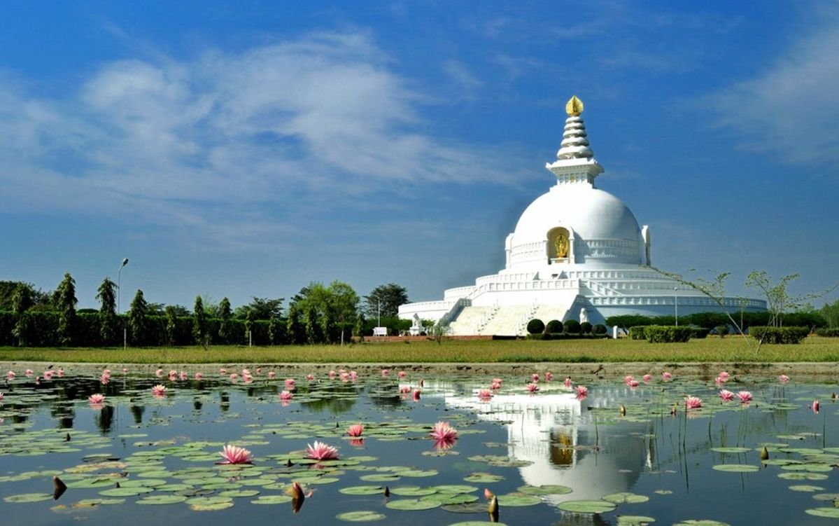 World Peace Pagoda Lumbini Buddha Trails Tours