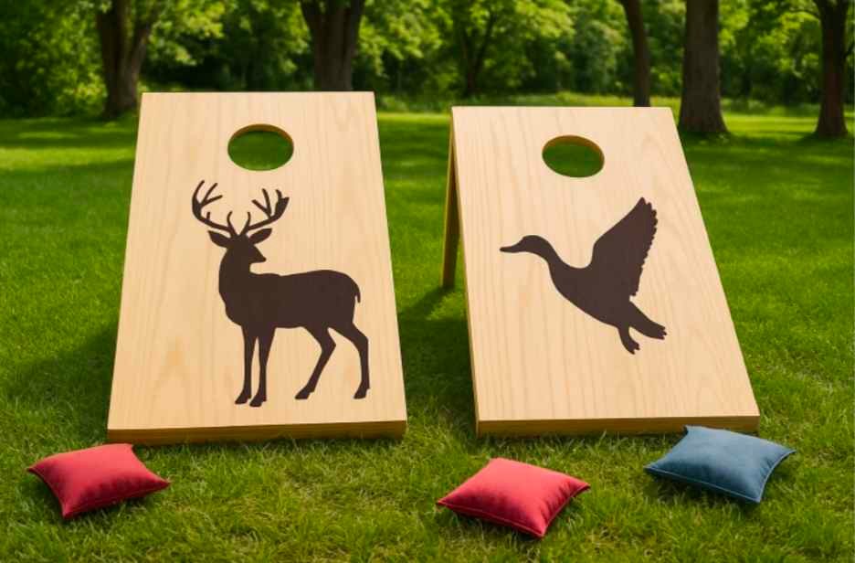 Hunting-Themed Cornhole