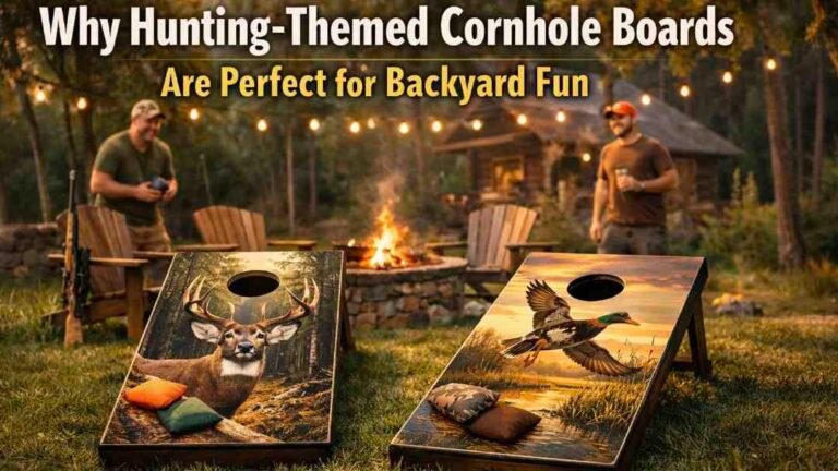 Why Hunting-Themed Cornhole Boards Are Perfect for Backyard Fun 1 Hunting-Themed Cornhole